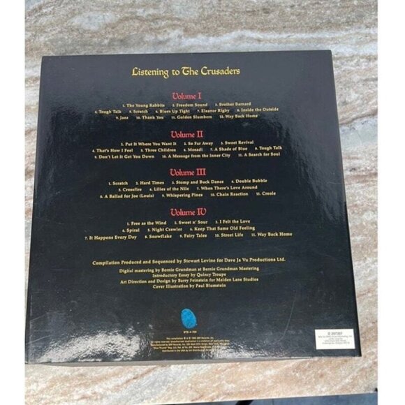 The Crusaders CD Box Set Way Back Home 4 Disc Used 1996 - Picture 5 of 6